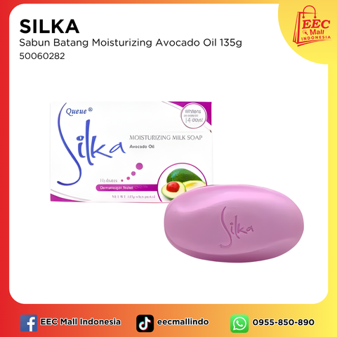 50060282 SILKA Sabun Batang Moisturizing Avocado Oil 135g