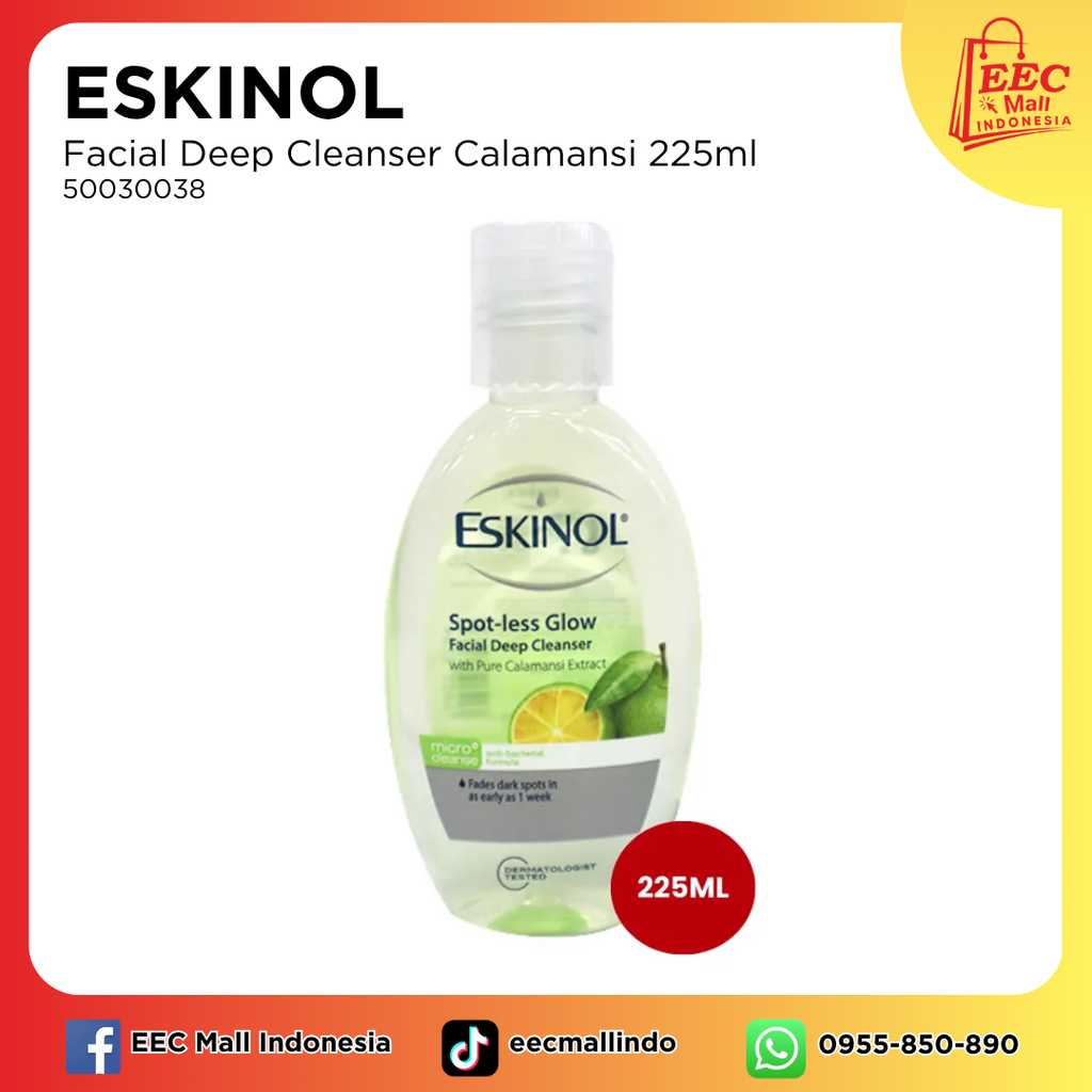 50030038 ESKINOL Facial Deep Cleanser Calamansi 225ml