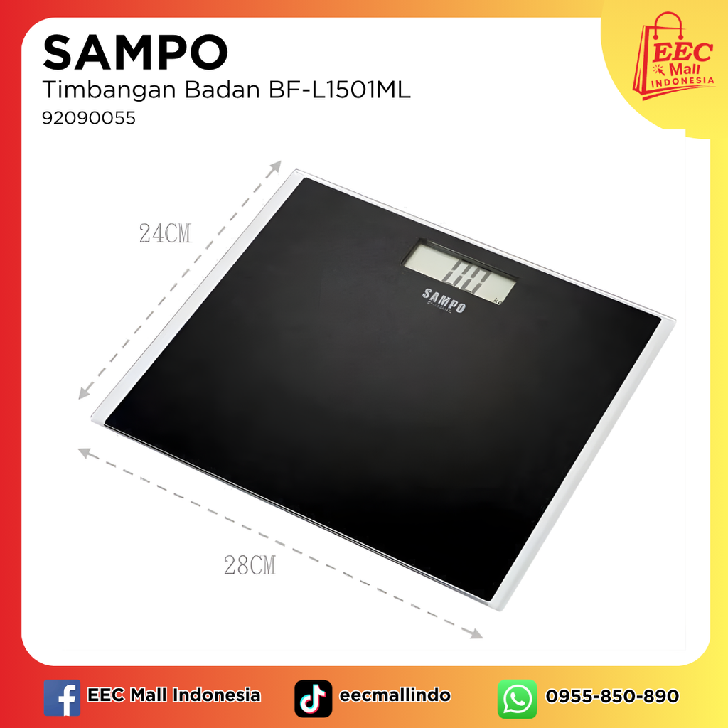 92090055 SAMPO Timbangan Badan BF-L1501ML