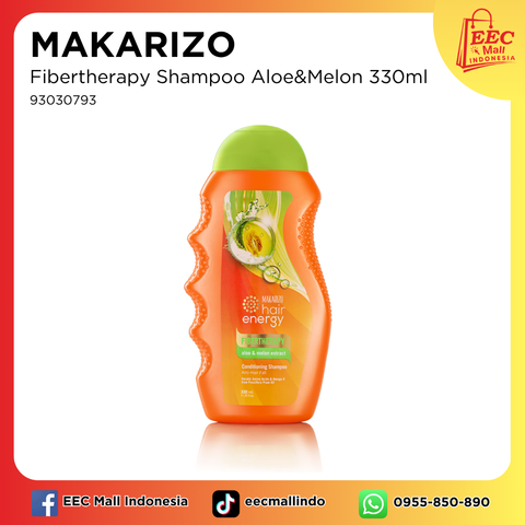 93030793  MAKARIZO Fibertherapy Shampoo Aloe&Melon 330ml