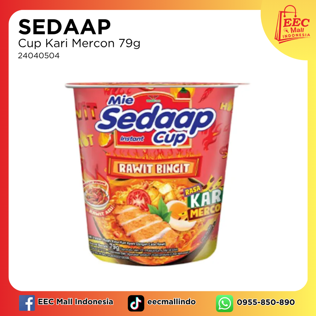 24040504 SEDAAP Cup Kari Mercon 79g