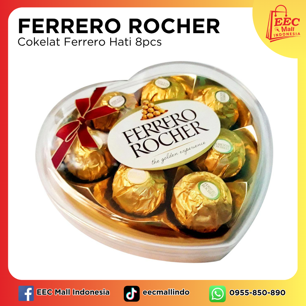 11020013FERRERO ROCHER Chocolate 8's Heart_100g12