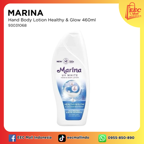 93031068 MARINA Hand Body Lotion Healthy & Glow 460ml 