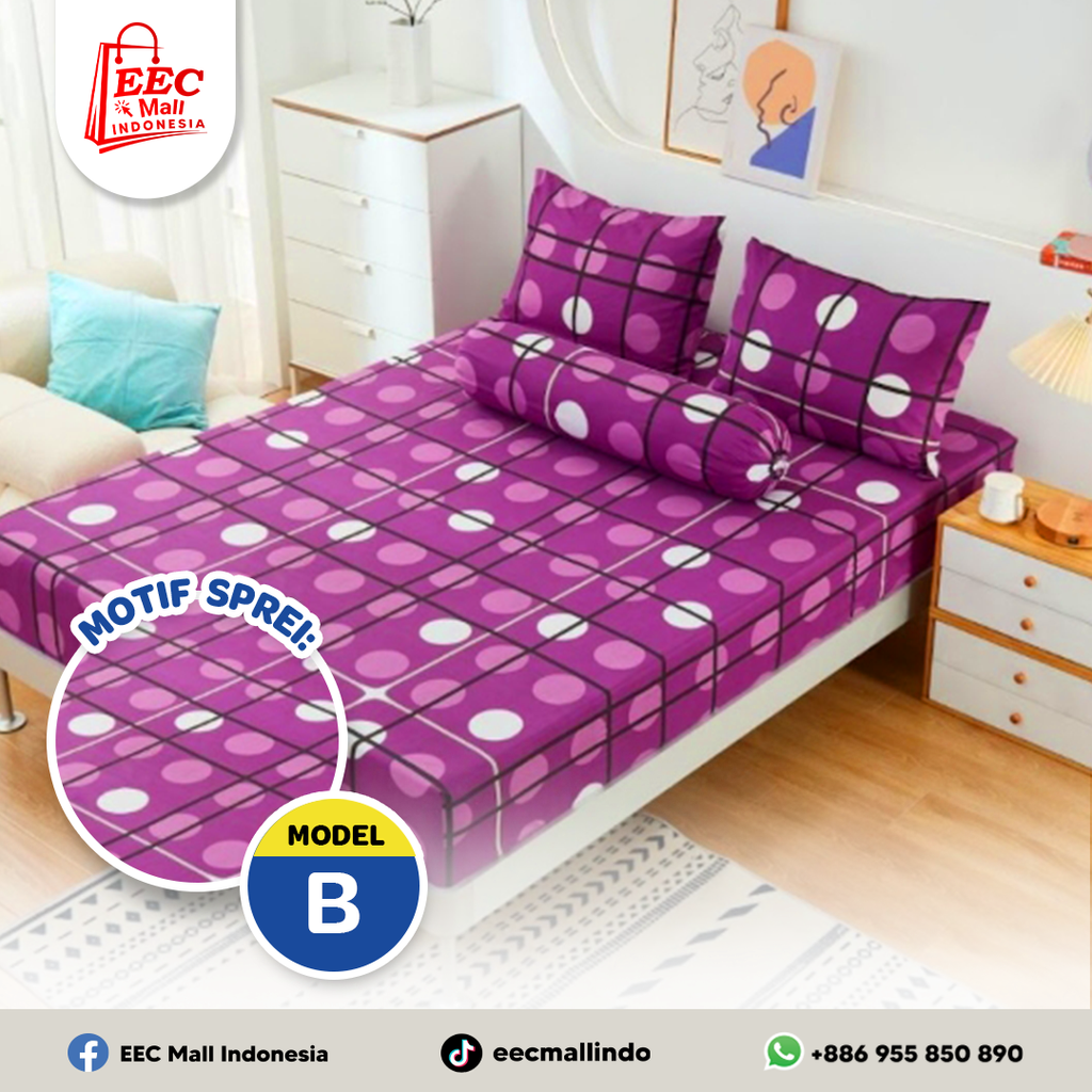 (B) PURPLE POLKADOT