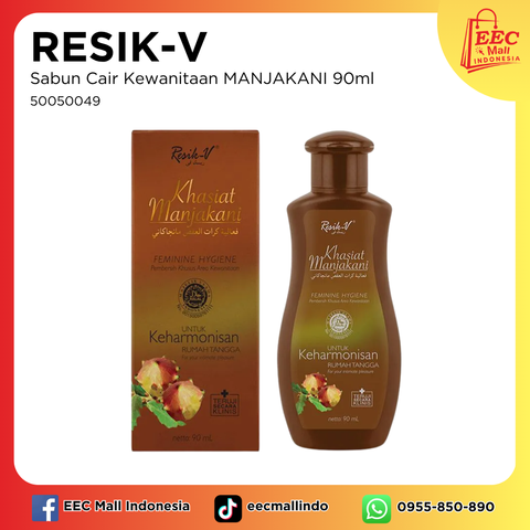 50050049 RESIK-V Sabun Cair Kewanitaan MANJAKANI 90ml (1)