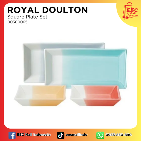 00300065 ROYAL DOULTON Square Plate Set 