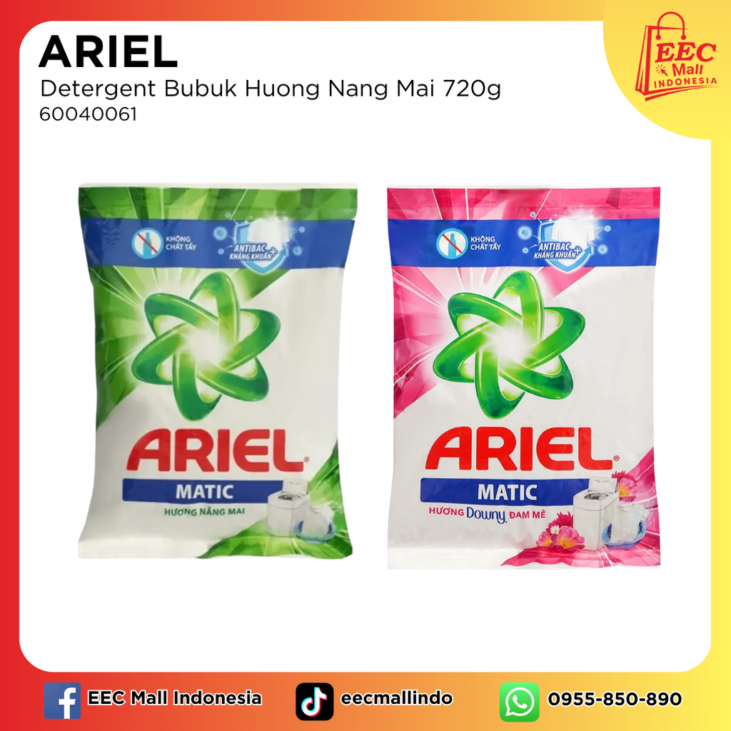 60040061 ARIEL Detergent Bubuk Huong Nang Mai 720g
