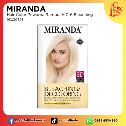 93030673 MIRANDA Hair Color Pewarna Rambut MC-6 Bleaching