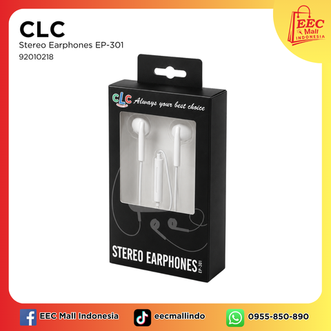 92010218 CLC Stereo Earphones EP-301