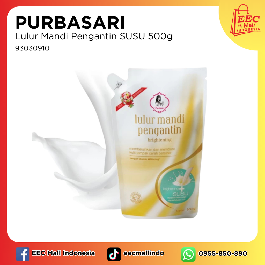 93030910 PURBASARI Lulur Mandi Pengantin SUSU 500g