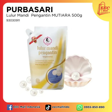 93030911 PURBASARI Lulur Mandi  Pengantin MUTIARA 500g