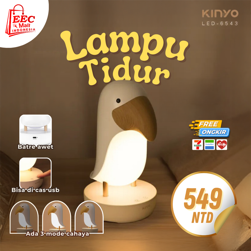 93030561-KINYO-Bird-Lamp-LED-6543