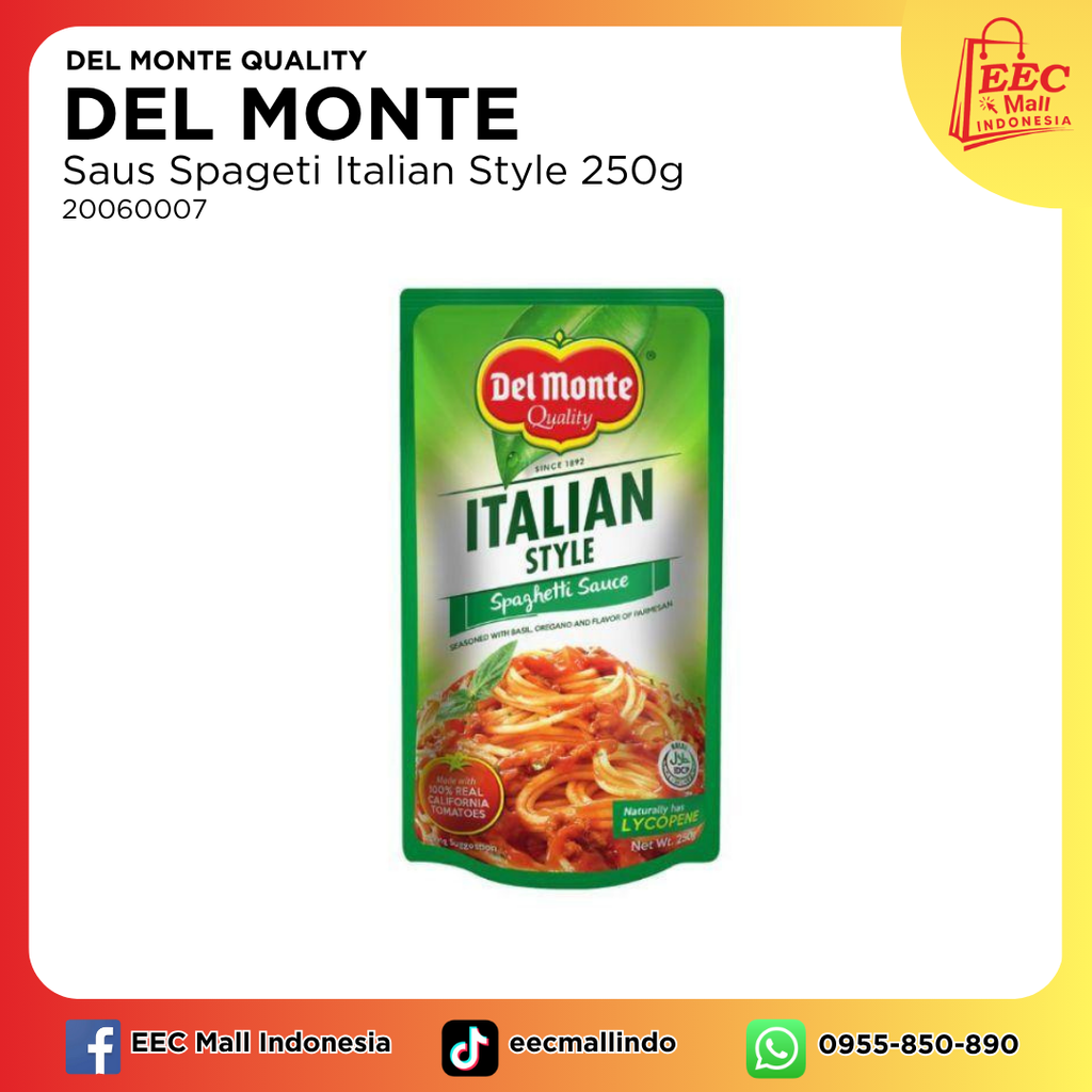 20060007  DEL MONTE Spaghetti Sauce Italian Style_250g24