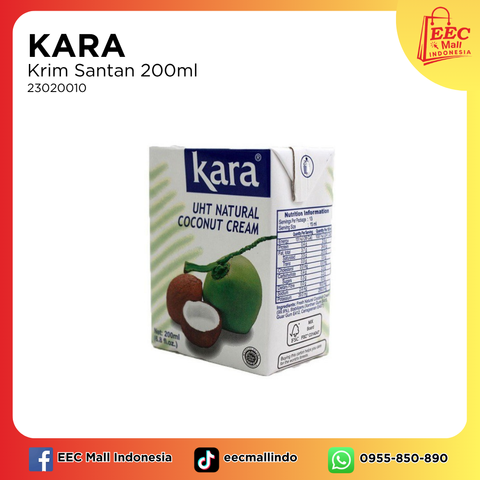 23020010  KARA UHT Coconut Cream_200ml25