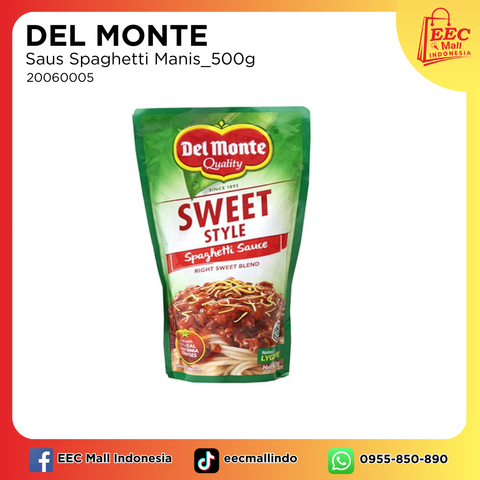 20060005 DEL MONTE Saus Spaghetti Gaya Manis_500g