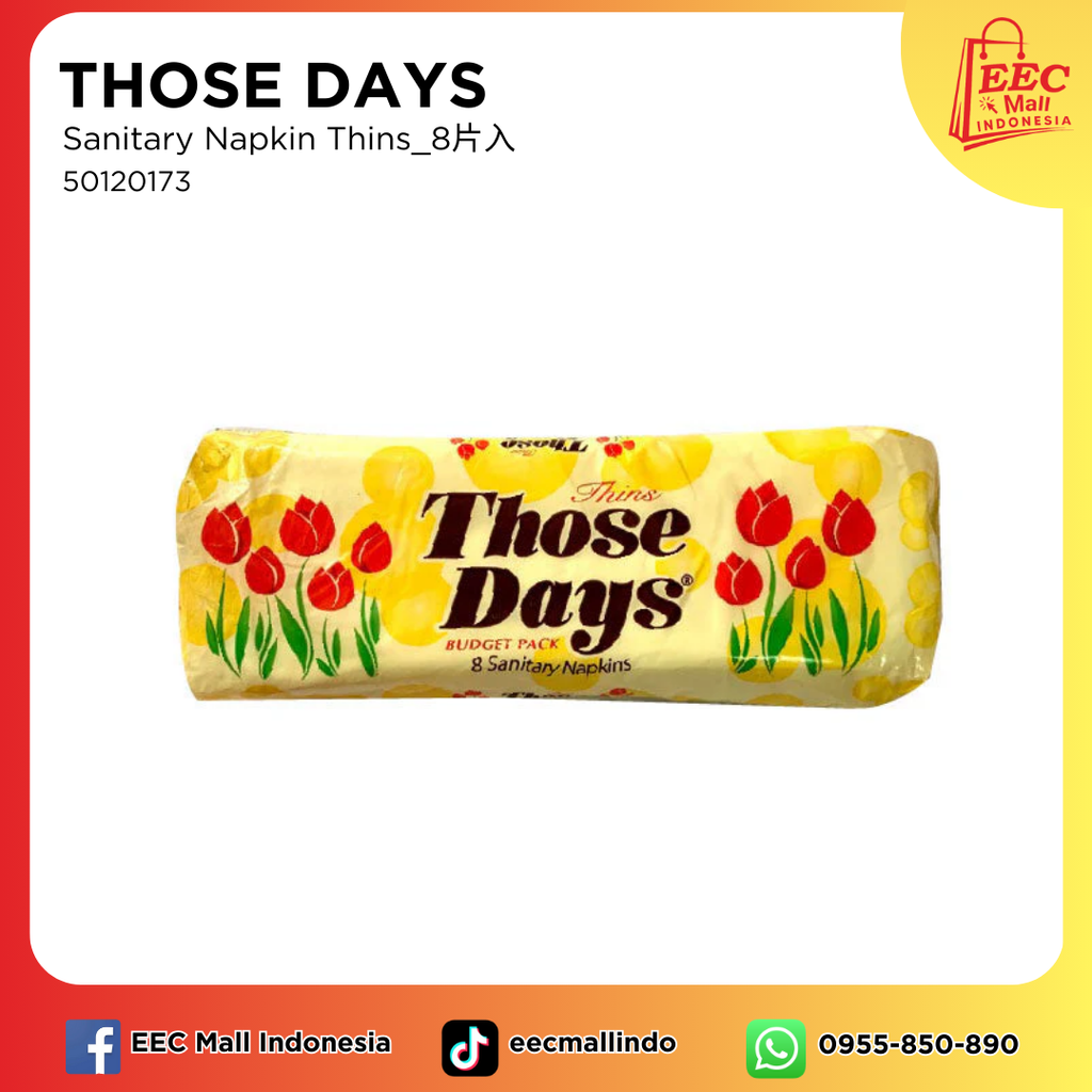 50120173THOSE DAYS Sanitary Napkin Thins_8片入60