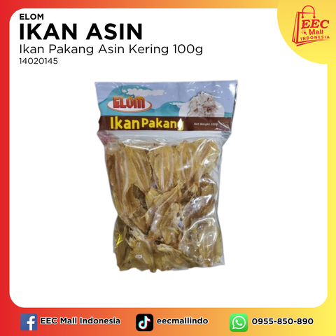 14020145  HALLO ELOM Ikan Pakang Dried Fish_100g