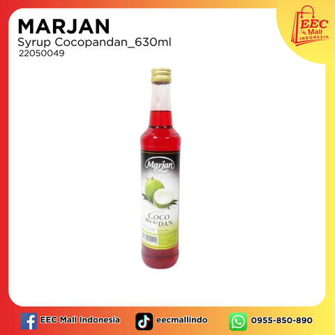 22050049  MARJAN Syrup Cocopandan_630ml