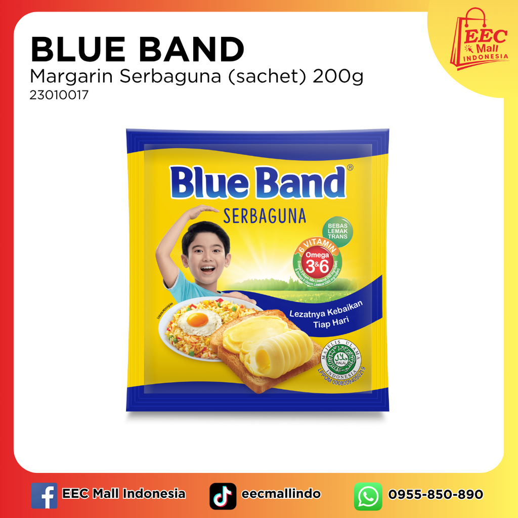 23010017 BLUE BAND Margarin [SACHET] 200g