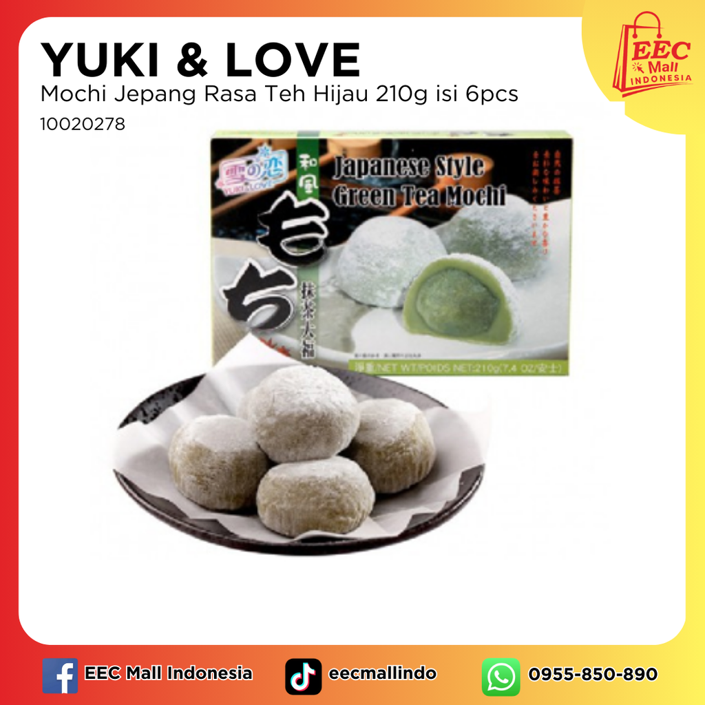 10020278_YUKInLOVE Mochi Roll Green Tea_210g_24