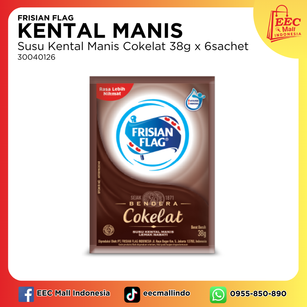 30040126FRISIAN FLAG Bendera Coklat 40g6