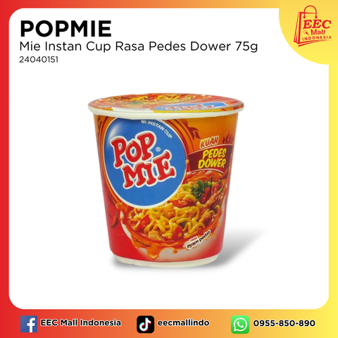 24040151POPMIE Instant Cup Noodle Ayam Pedas_75g
