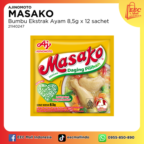 21140247  MASAKO Seasoning Mix Ayam Chicken_8.5g12