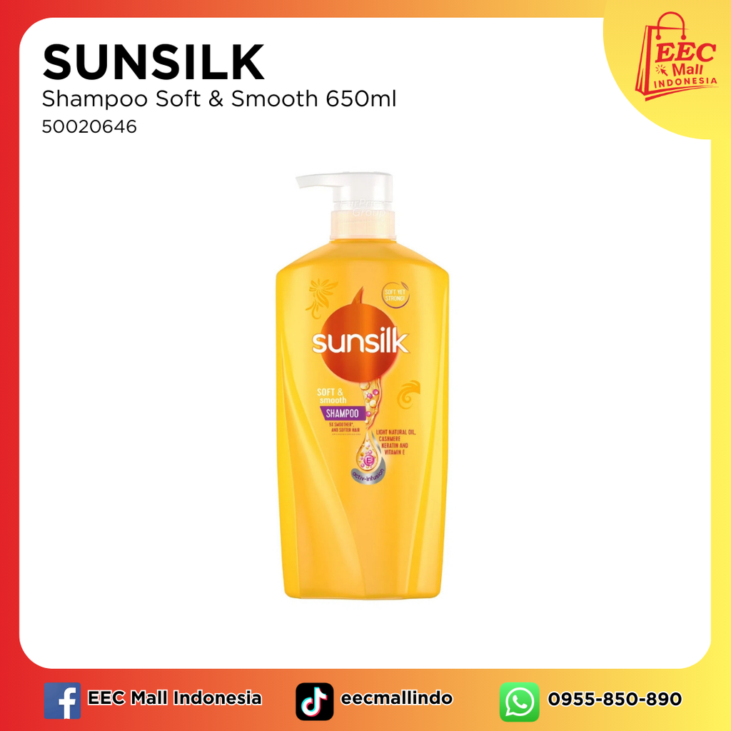 50020646SUNSILK Shampoo Soft & Smooth_650ml12