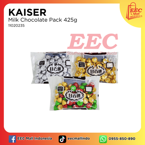 11020235KAISER Milk Chocolate Snack Pack_425g24