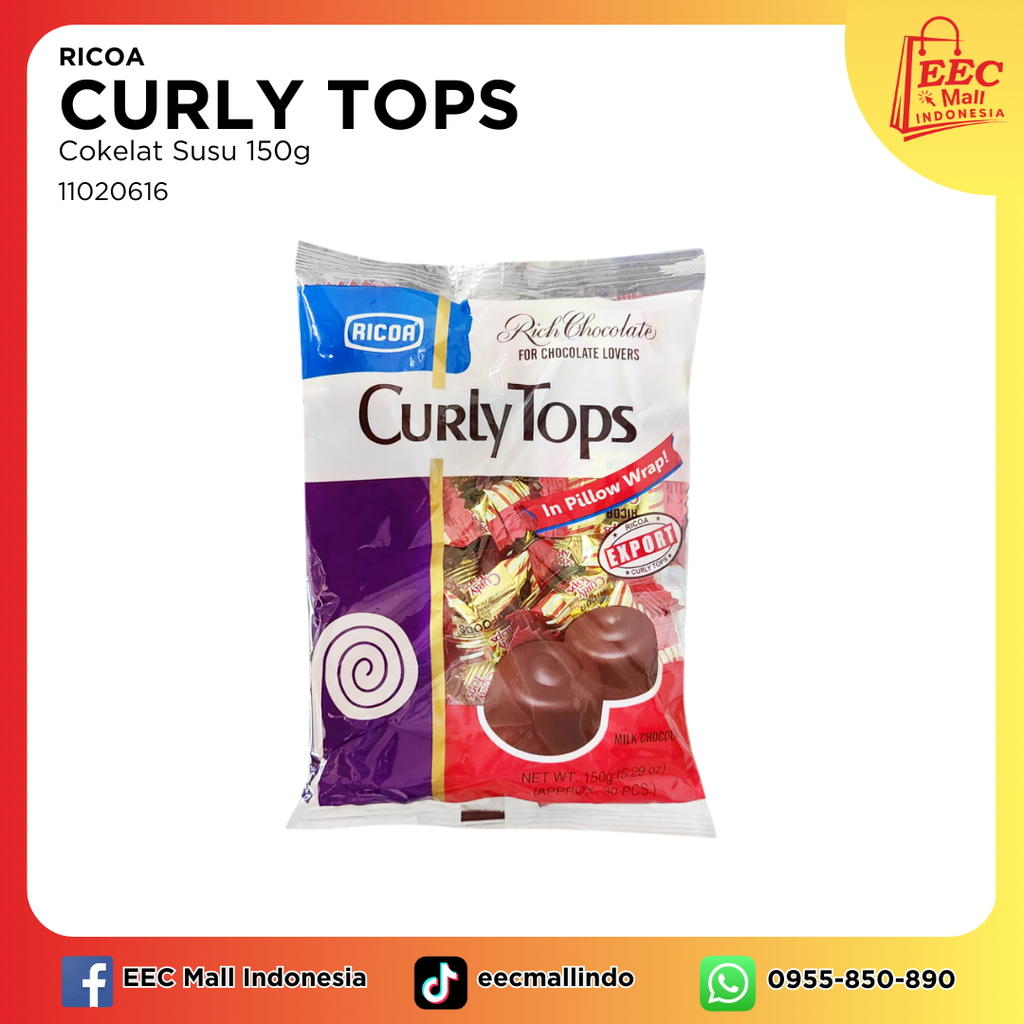 11020616RICOA Curly Tops Chocolate_150g24