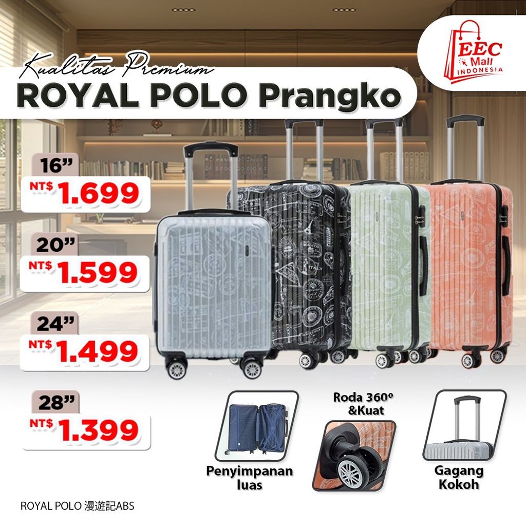 ACONG 93030476 93030477 93030478 93030479 ROYAL POLO 漫遊記ABS (ROYAL POLO PRANGKO) 16_20_24_28