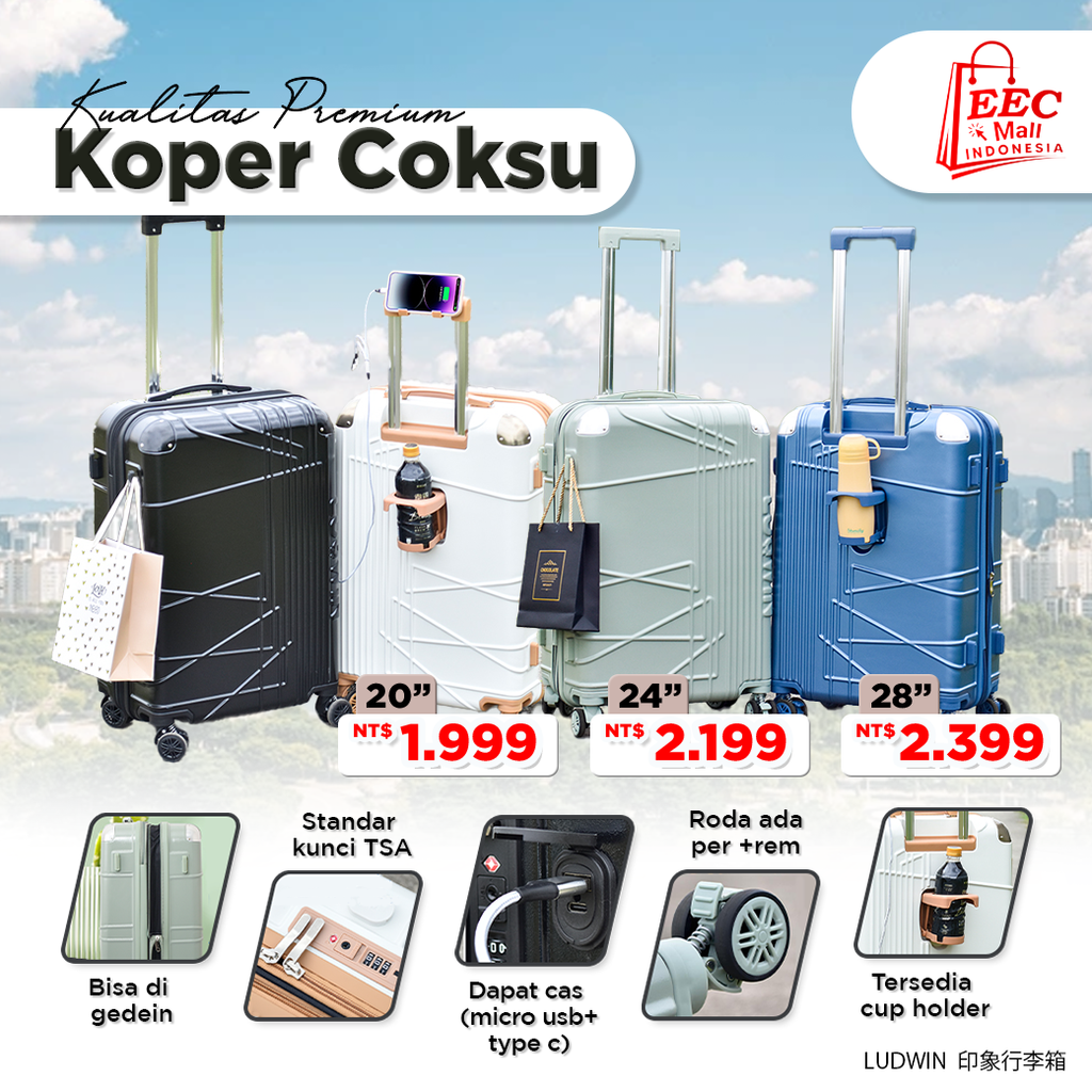 ACONG 93030393 93030394 93030392 LUDWIN印象行李箱 (COKSU)