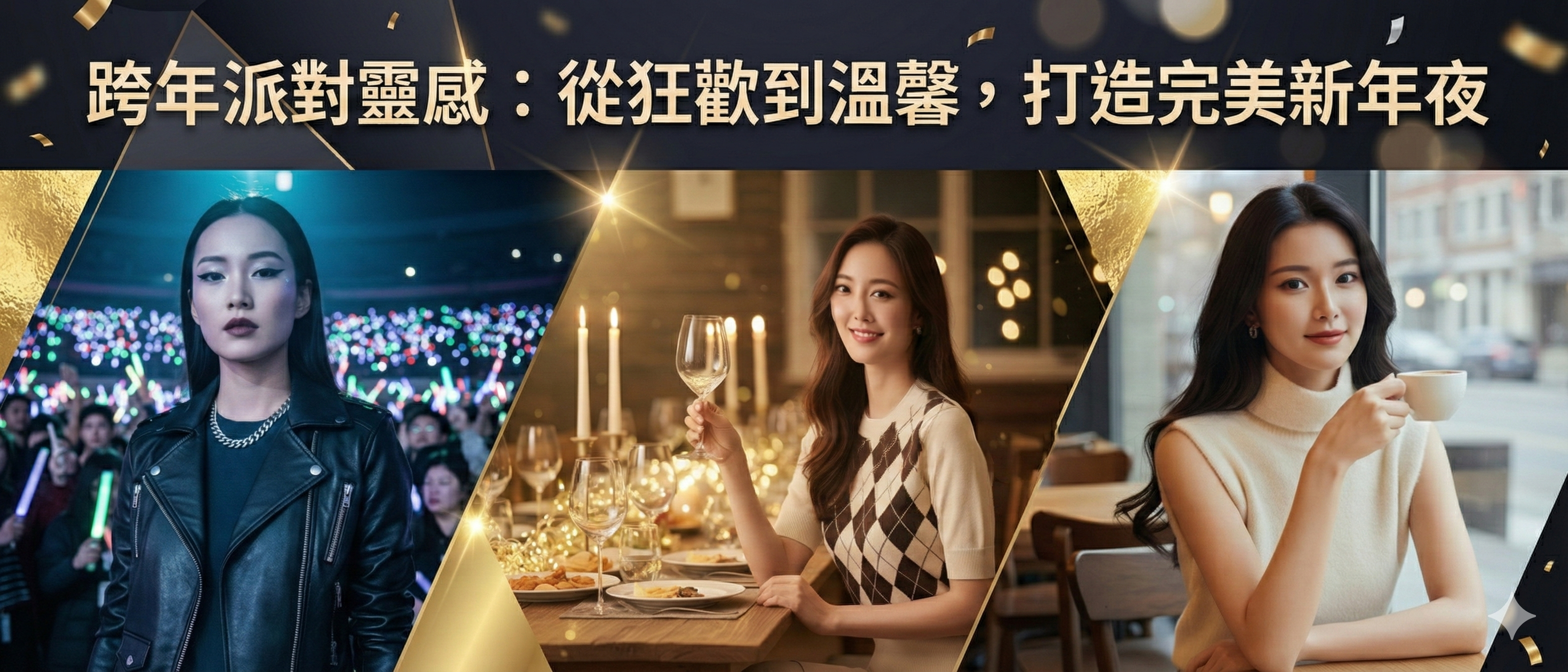 跨年演唱會穿搭指南｜最適合派對的水晶配件