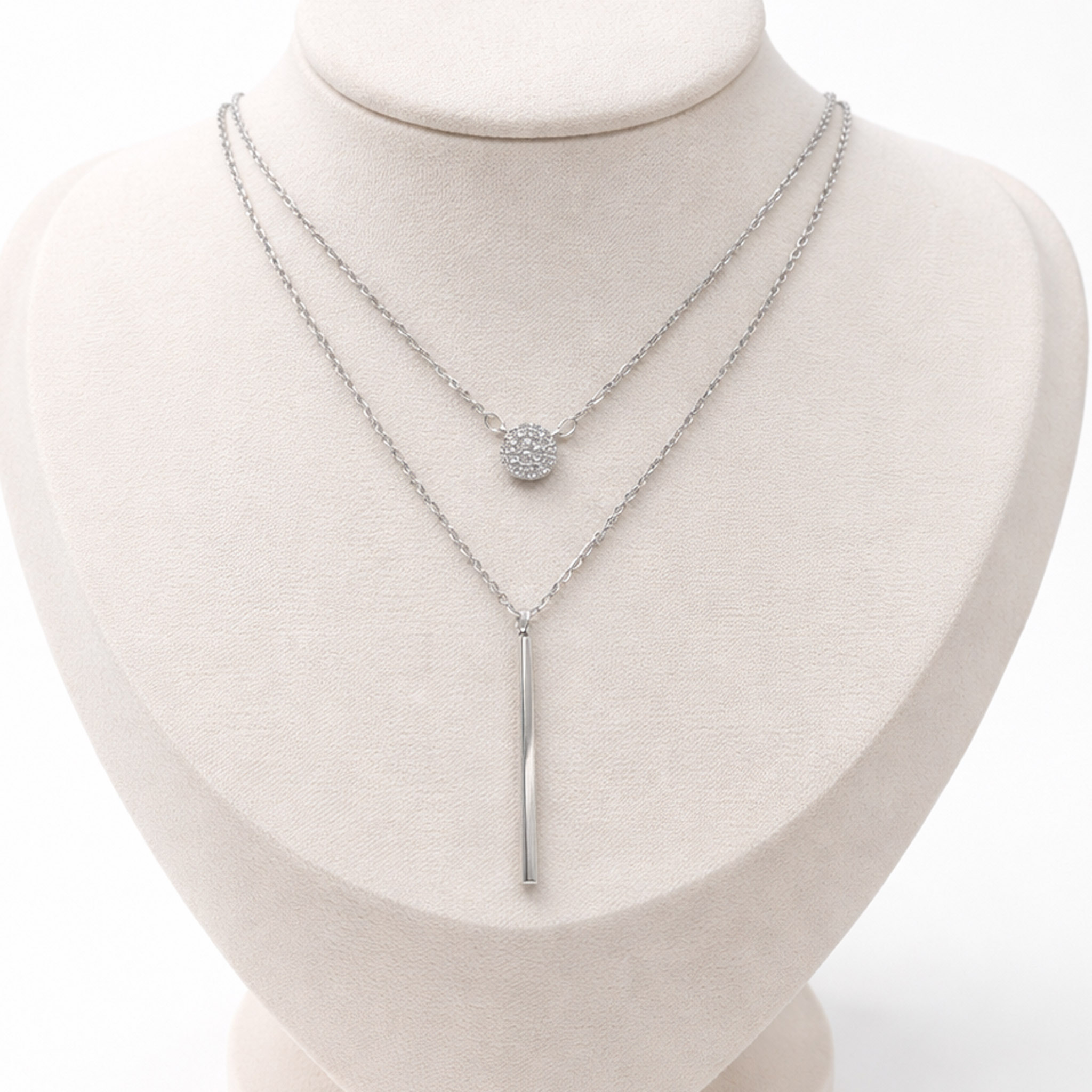 minimal-sterling-silver-double-layer-bar-necklace-display