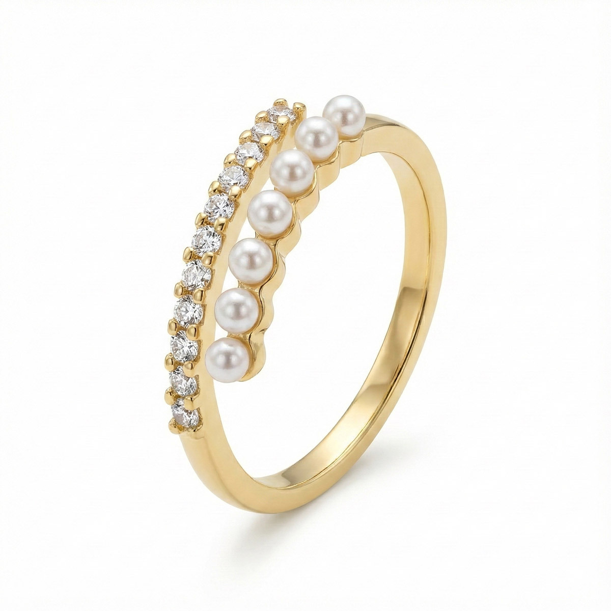 soft-glow-mini-pearl-layered-ring-gold