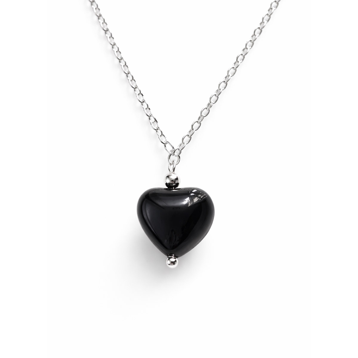 obsidian-heart-necklace-silver-chain-white-background