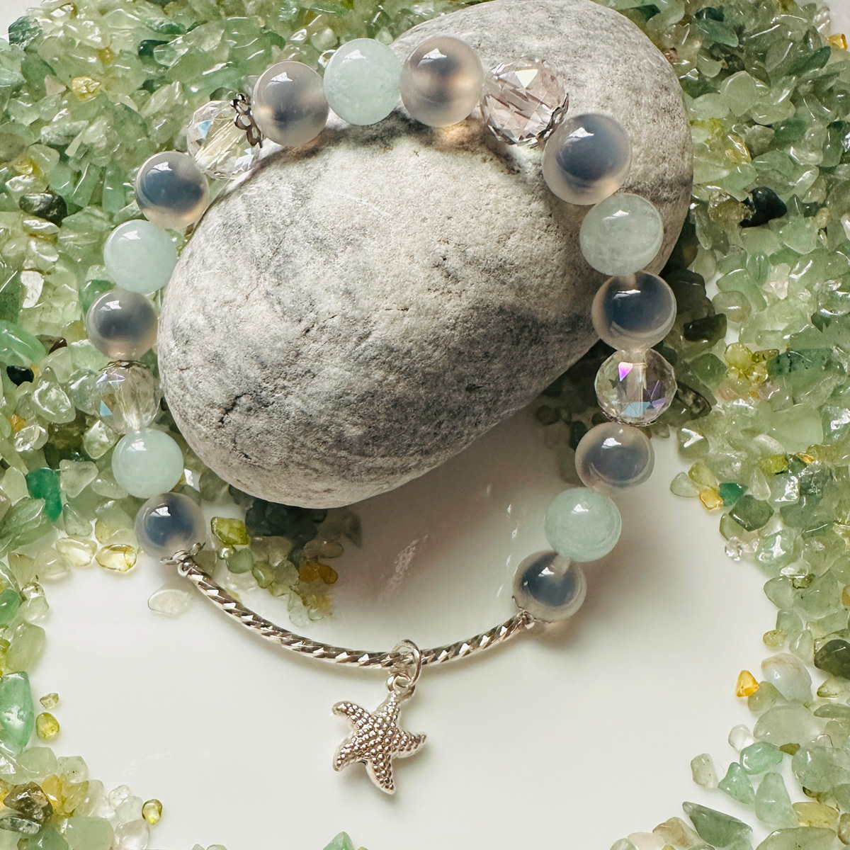 ocean-blue-agate-starfish-bracelet-crystal-stone-scene