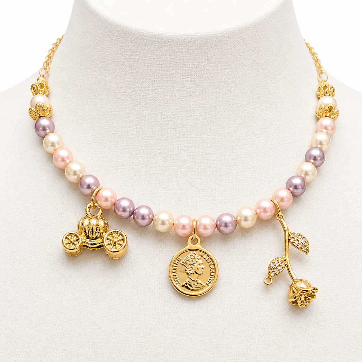 british-rose-pink-pearl-bracelet-gold-coin5-wear