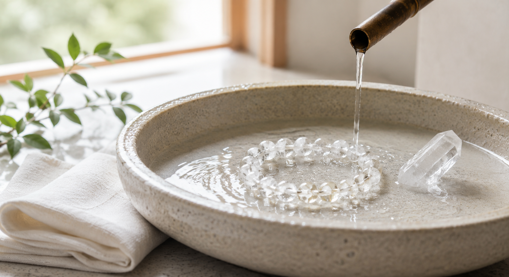 running-water-crystal-cleansing-method