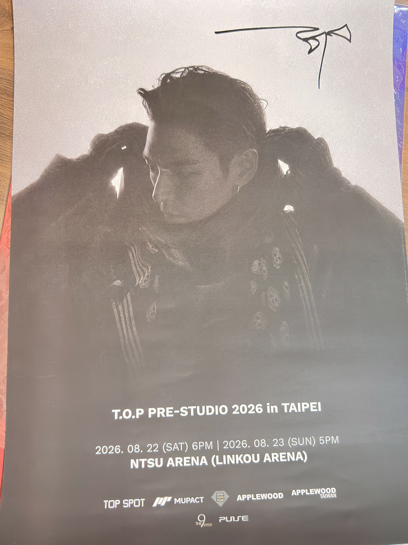 TOP簽名海報