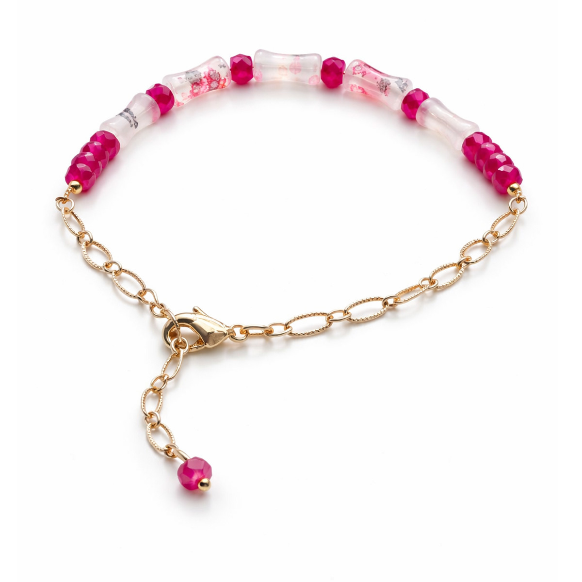red-garnet-bone-joint-bracelet-front