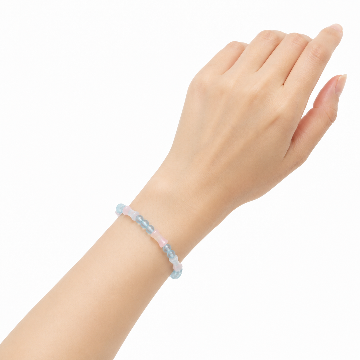 blue-phosphosiderite-bone-bead-bracelet-wear