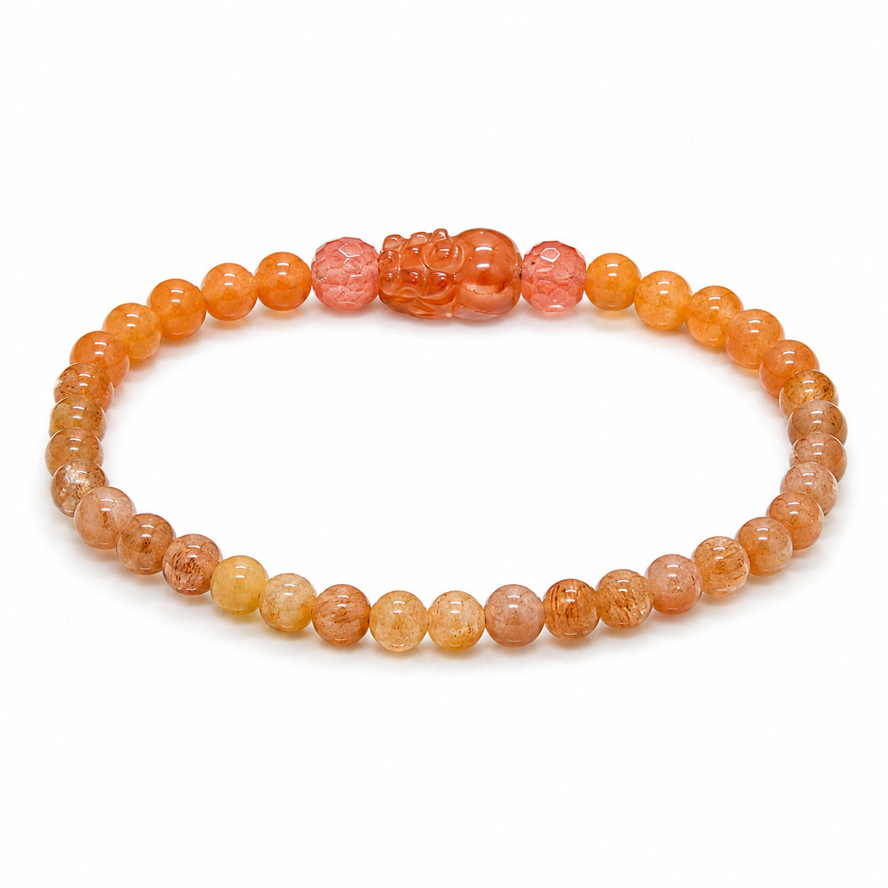 orange-red-agate-pixiu-bracele