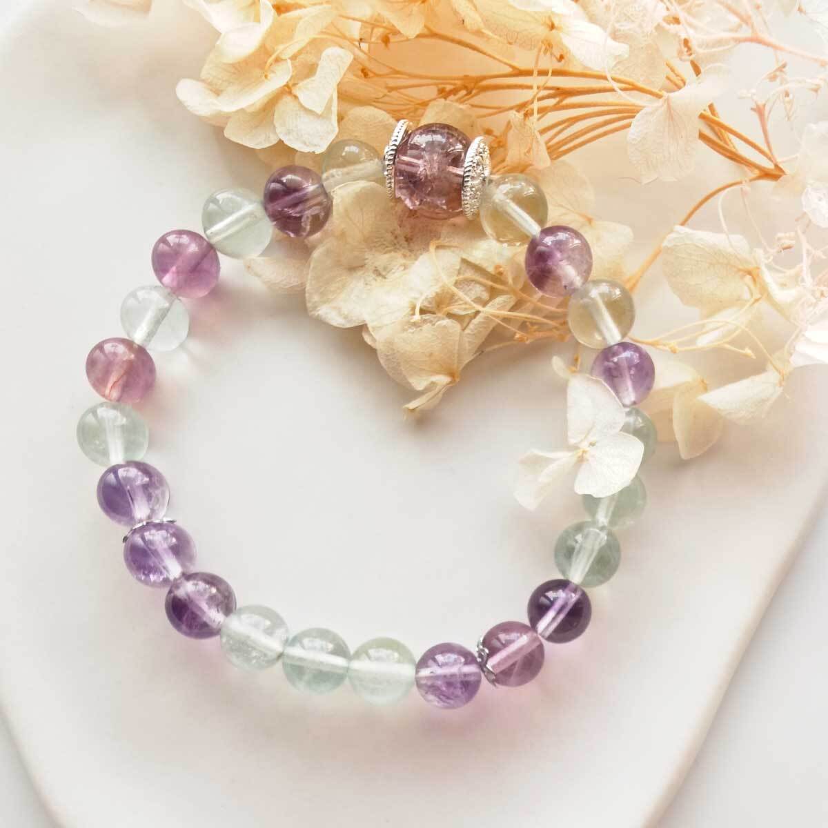 crystal-rutilated-quartz-fluorite-bracelet