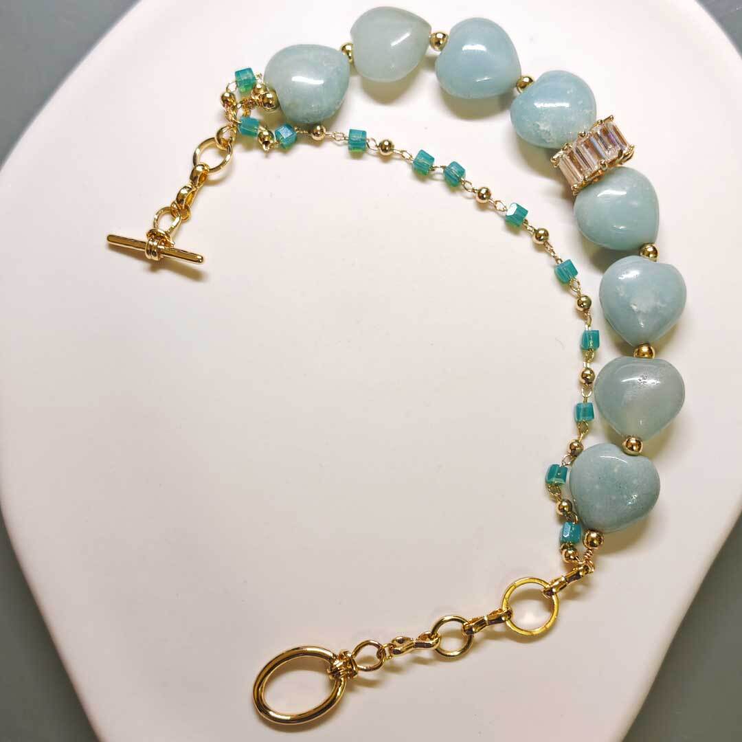 amazonite-heart-doublechain-bracelet-product-flatlay