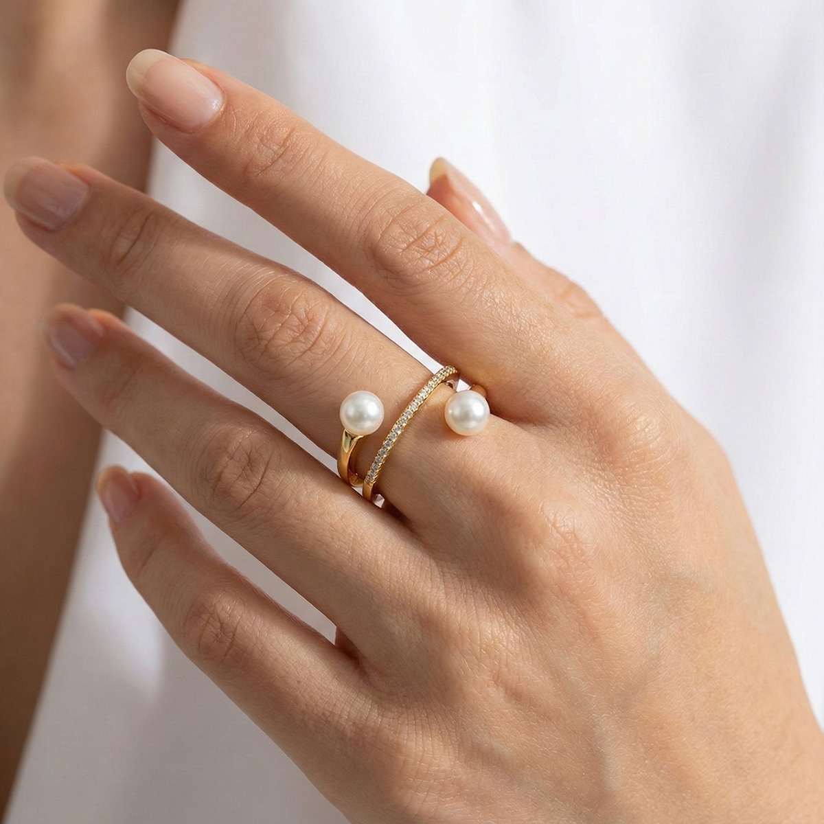 double-pearl-open-ring-soft-glow