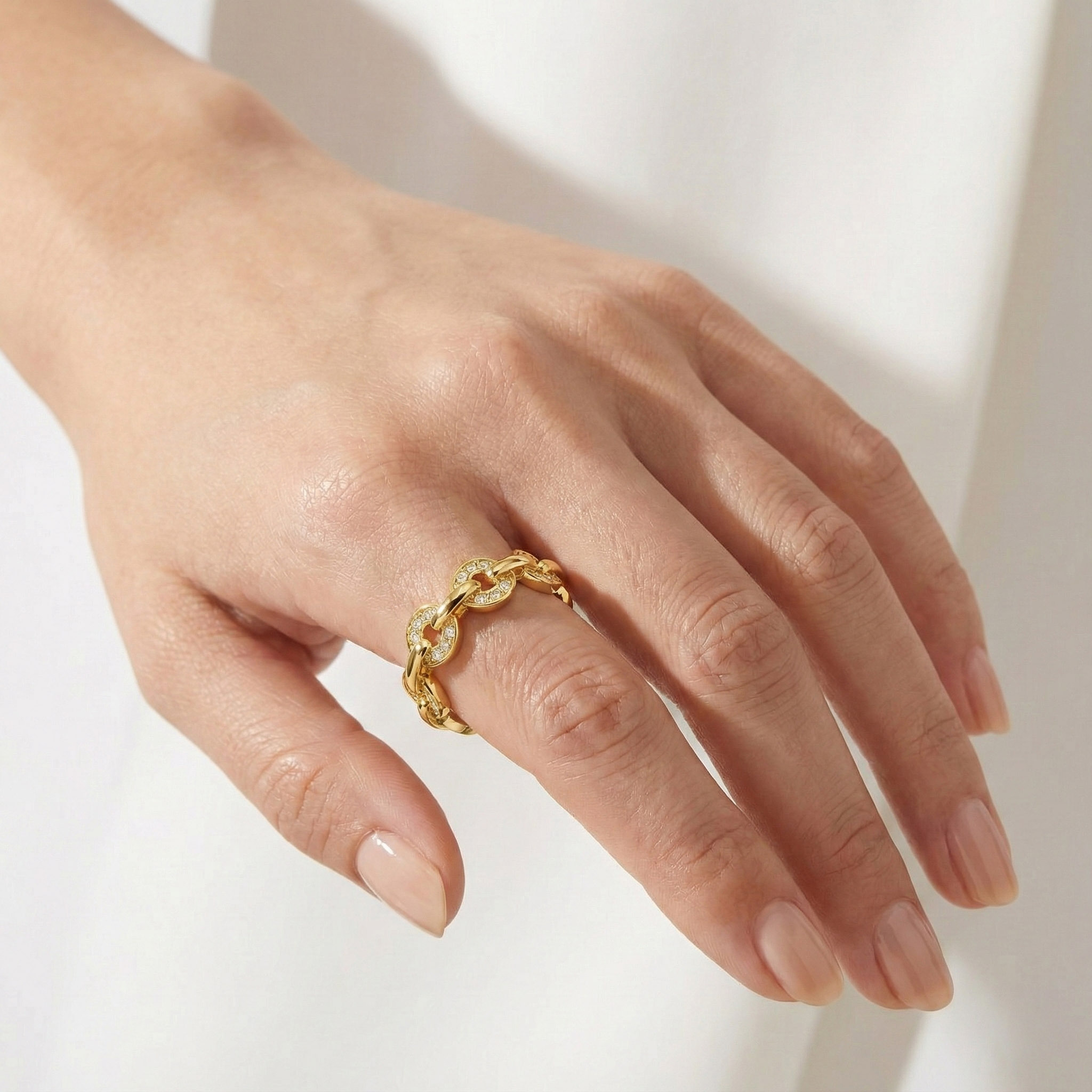 gold-coin-chain-luck-ring-worn-hand