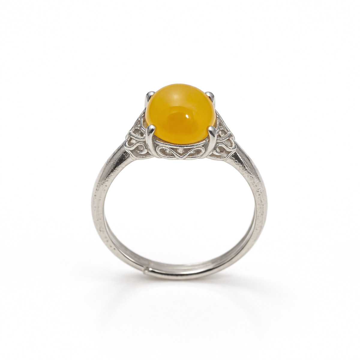 yellow-chalcedony-silver-ring-cabochon