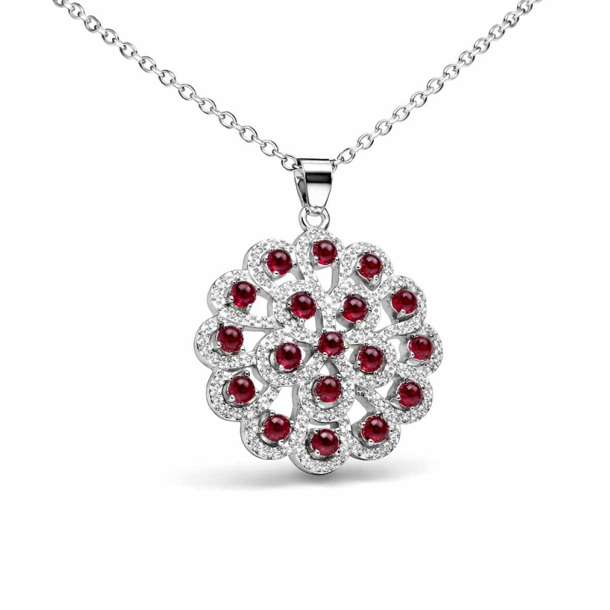 red-garnet-crystal-flower-pendant-necklace-silver