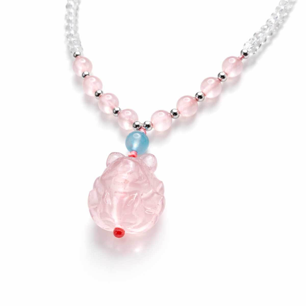 rose-quartz-guardian-fox-necklace-front